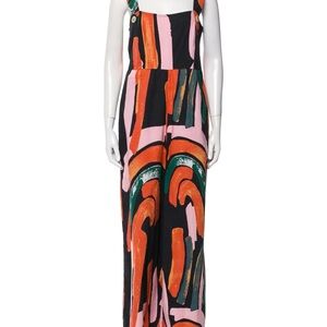 Bell Kazan Multicolor Abstract Jumpsuit XL